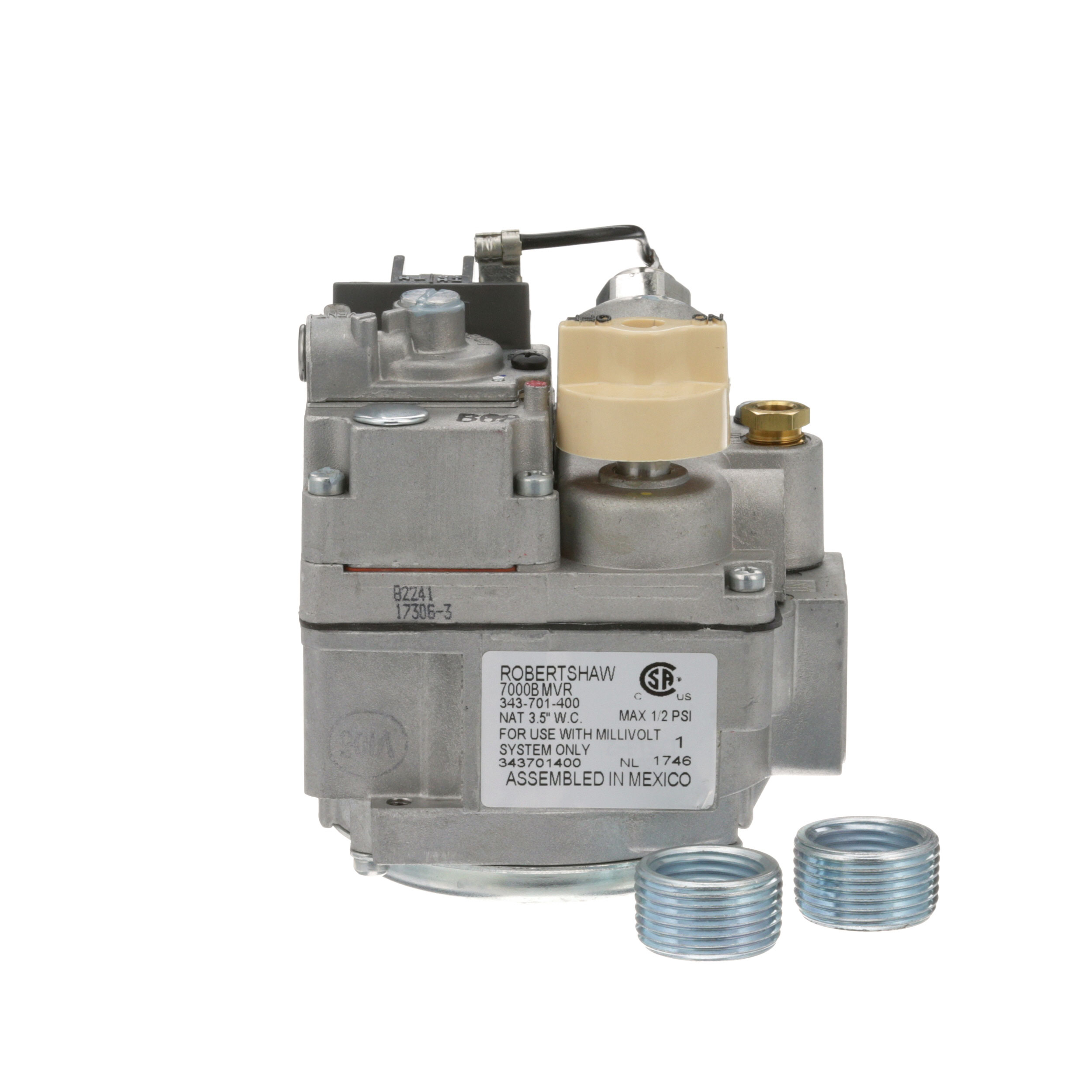 Frymaster, Natural Gas Valve, Millivolt.image